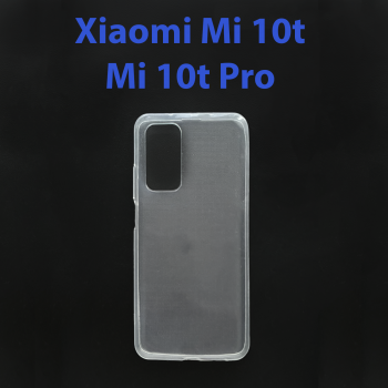 Чехол-бампер Xiaomi Mi 10T, Mi 10T Pro прозрачный