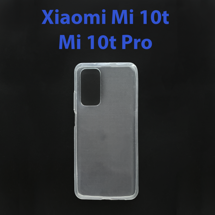 Чехол-бампер Xiaomi Mi 10T, Mi 10T Pro прозрачный