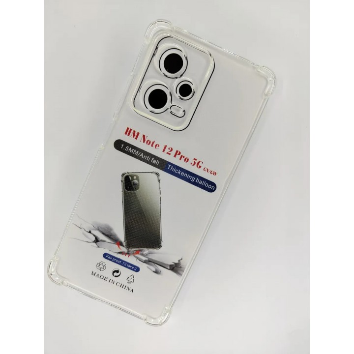 Чехол бампер Xiaomi Redmi Note 12 pro 5G прозрачный