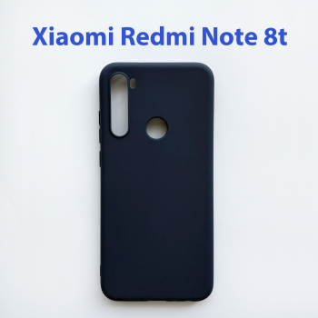 Чехол накладка для Xiaomi Redmi Note 8, Note 8t синий