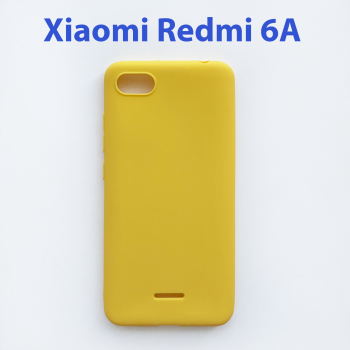 Чехол бампер для Xiaomi Redmi 6A желтый