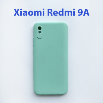 Чехол бампер для Xiaomi Redmi 9A Голубой