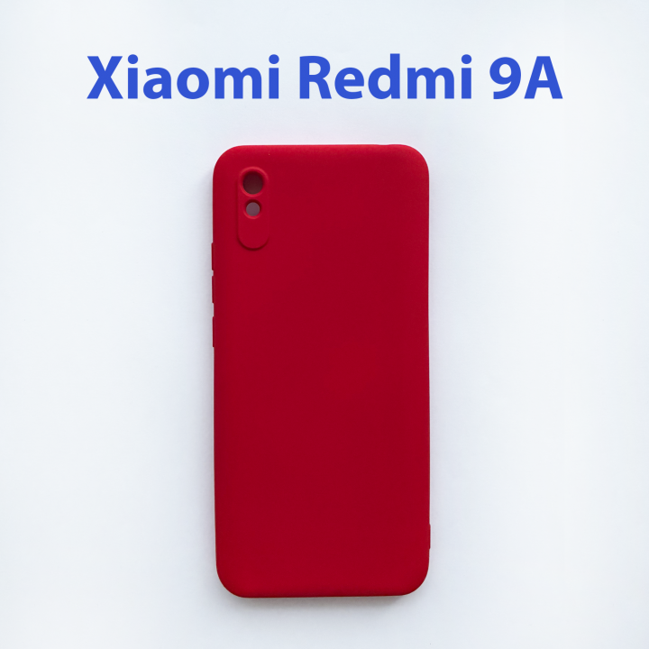 Чехол бампер для Xiaomi Redmi 9A красный