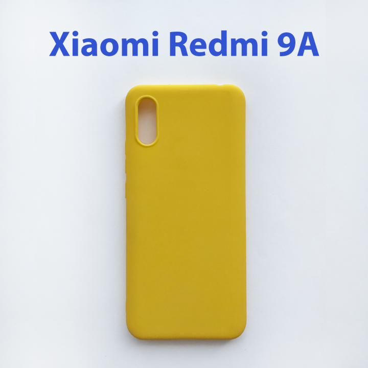 Чехол бампер для Xiaomi Redmi 9A желтый