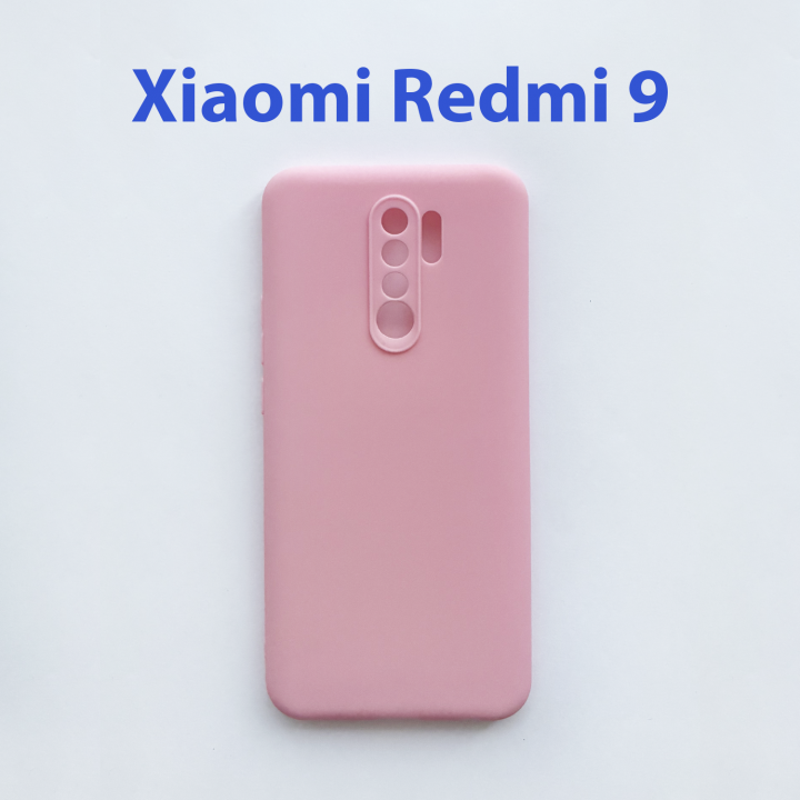 Чехол бампер для Xiaomi Redmi 9 розовый