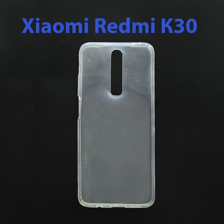 Чехол бампер для Xiaomi Redmi K30 прозрачный