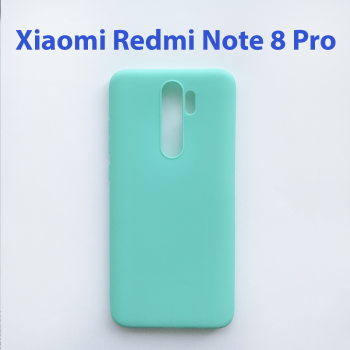 Чехол бампер Xiaomi Redmi Note 8 pro бирюзовый