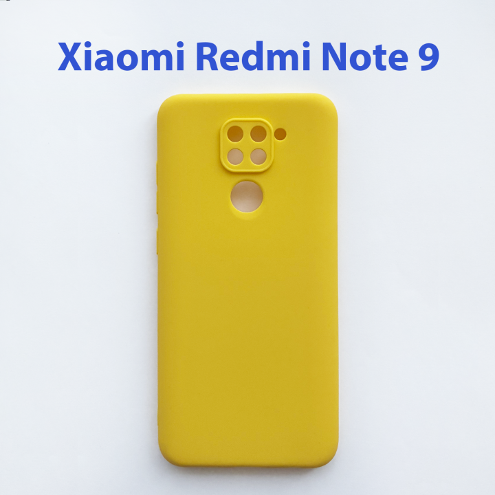 Чехол бампер Xiaomi Redmi Note 9 желтый