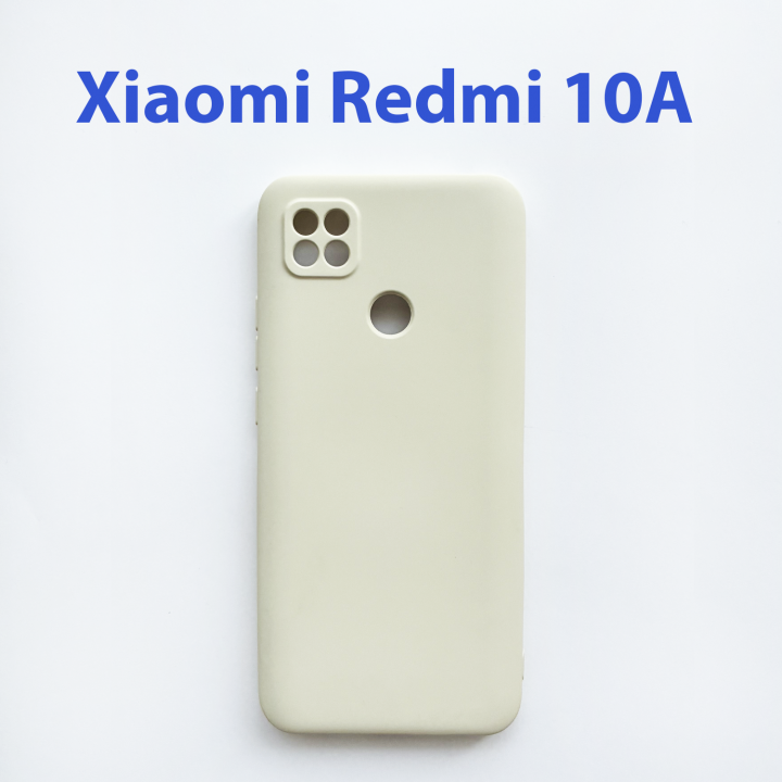 Чехол накладка для Xiaomi Redmi 10A бежевый