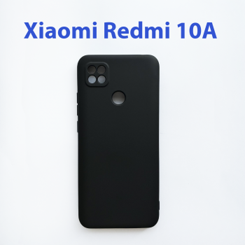 Чехол накладка для Xiaomi Redmi 10A черный