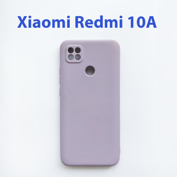 Чехол накладка для Xiaomi Redmi 10A сиреневый