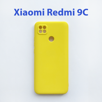 Чехол накладка для Xiaomi Redmi 9C желтый