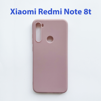 Чехол накладка для Xiaomi Redmi Note 8, Note 8t пыльная роза