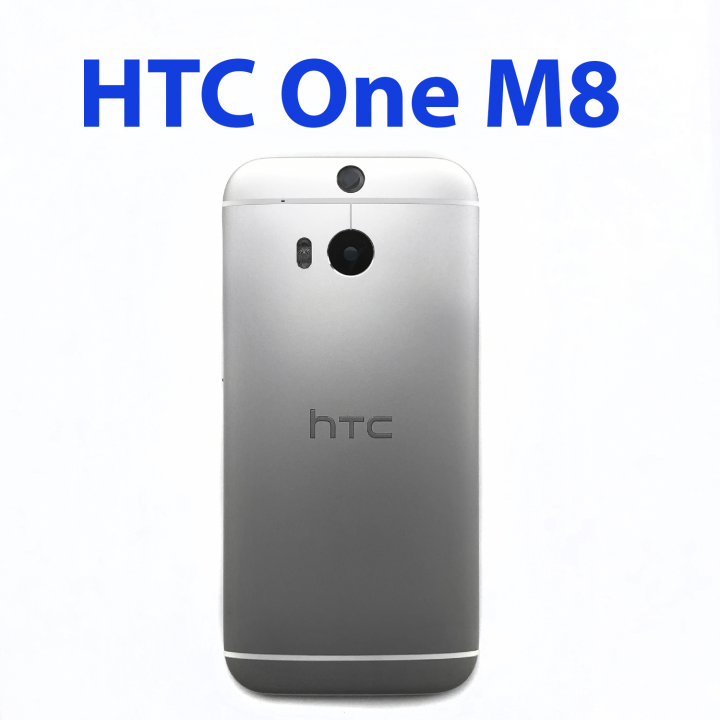 Задняя крышка HTC One M8 серебро