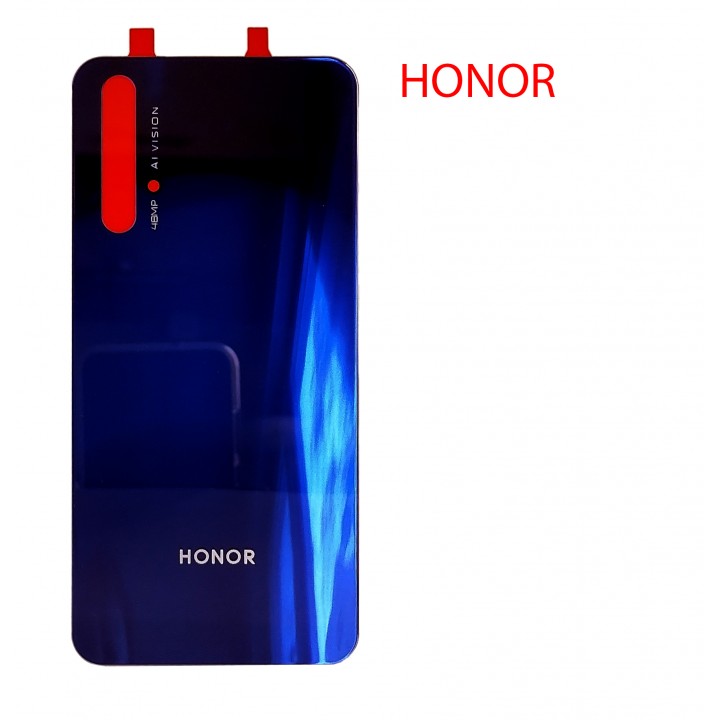 Задняя крышка (стекло) для Honor 20 (темно-синий)