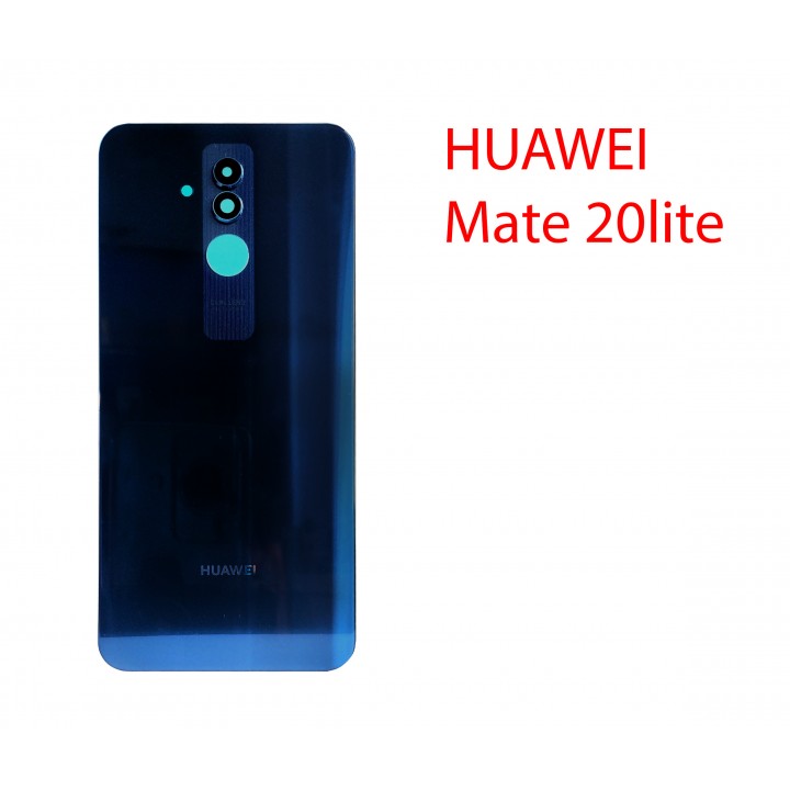 Задняя крышка (стекло) для Huawei Mate 20 Lite SNE-LX1 в сборе (синий)
