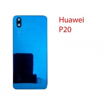 Задняя крышка (стекло) для Huawei P20 (EML-L29, EML-L29C, EML-AL00)  в сборе полночный синий