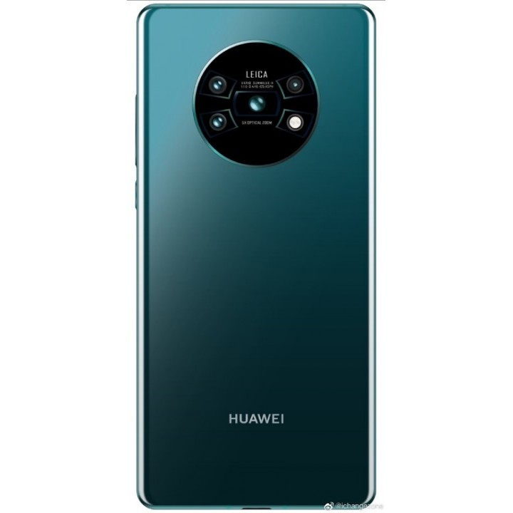 Задняя крышка (стекло) для Huawei Mate 30 Pro LIO-L29 (Аквамарин)