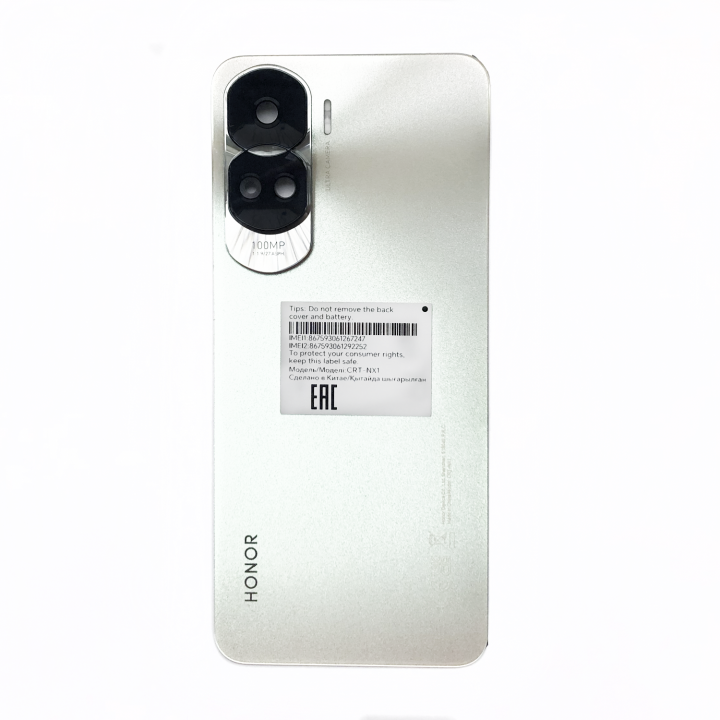 Задняя крышка Honor 90 Lite (CRT-NX1) серебро