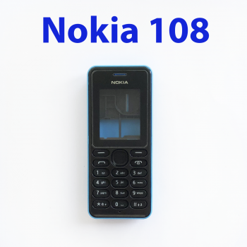 Задняя крышка в сборе для Nokia 108 Dual SIM синий