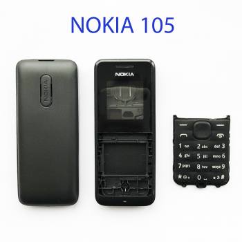 Задняя крышка в сборе для Nokia 105 (TA-1557) черный