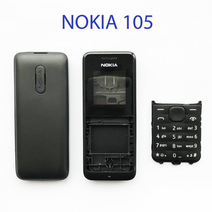 Задняя крышка в сборе для Nokia 105 (TA-1557) черный