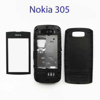 Задняя крышка в сборе для Nokia Asha 305 черный