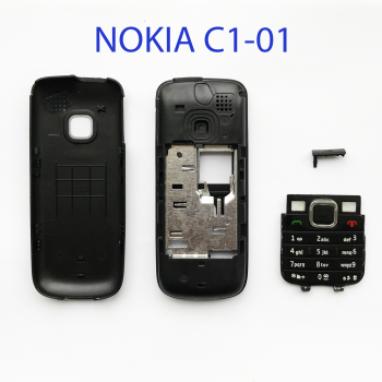 Задняя крышка в сборе для Nokia C1-01 черный
