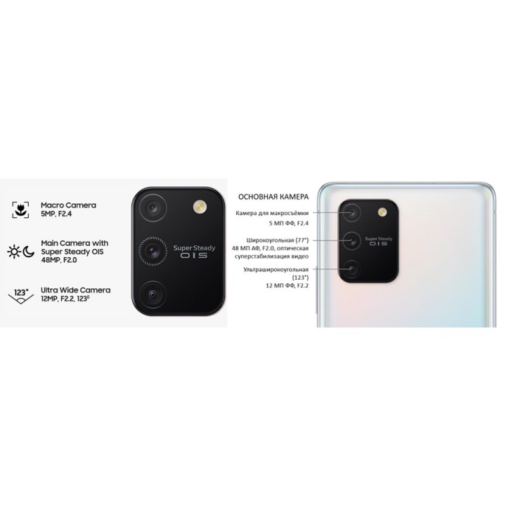 Объектив камеры заднего вида для Samsung Galaxy S10 Lite (SM-G770F)
