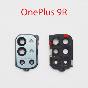 Стекло камеры в сборе OnePlus 9R голубой