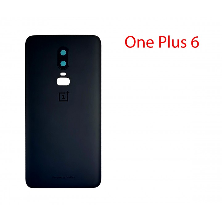 Задняя крышка (стекло) для OnePlus 6 в сборе (полночный