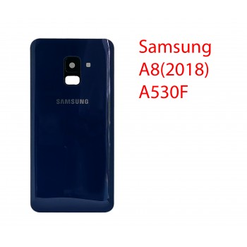 Задняя крышка (стекло) для Samsung Galaxy A8 (SM-A530FZKDSER) в сборе синий
