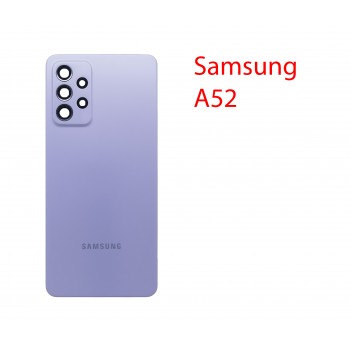 Задняя крышка для Samsung Galaxy A52 SM-A525F в сборе (синий)