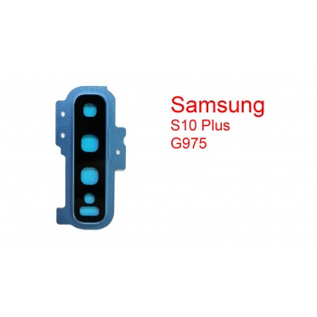 Стекло камеры в сборе для Samsung Galaxy s10 plus синий