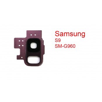 Стекло камеры в сборе для Samsung Galaxy S9 (G960) красный
