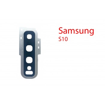 Стекло камеры в сборе для Samsung Galaxy S10 G973 белый