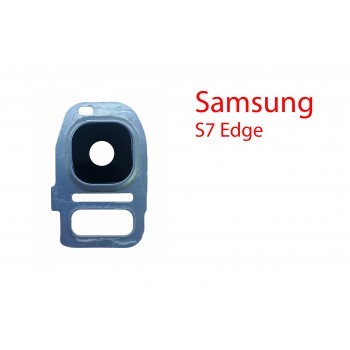 Стекло камеры в сборе для Samsung Galaxy s7, s7 edge синий