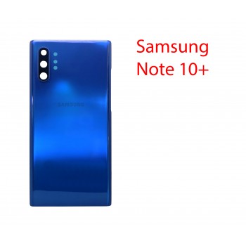 Задняя крышка (стекло) для Samsung Galaxy Note 10 Plus (N975) в сборе синий
