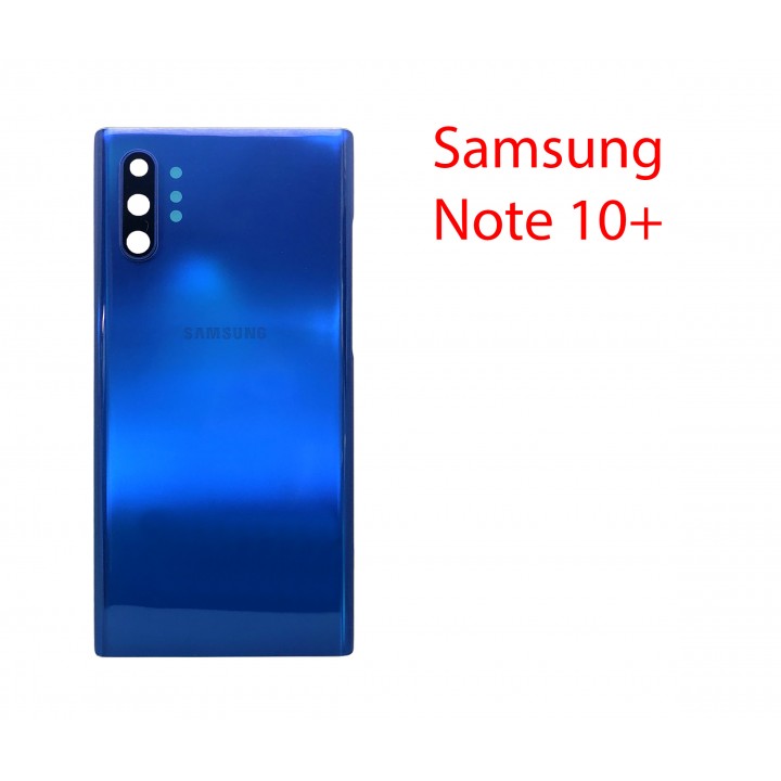 Задняя крышка (стекло) для Samsung Galaxy Note 10 Plus (N975) в сборе синий