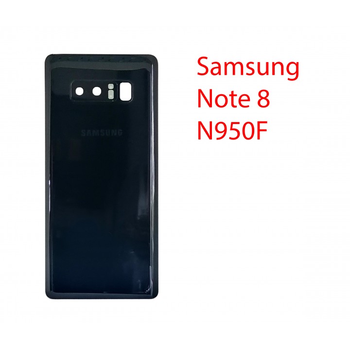 Задняя крышка (стекло) для Samsung Galaxy Note 8 (SM-N950F) в сборе черная