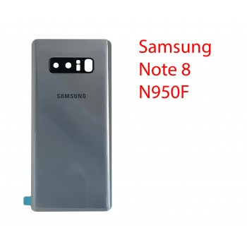 Задняя крышка (стекло) для Samsung Galaxy Note 8 (SM-N950F) в сборе серая орхидея