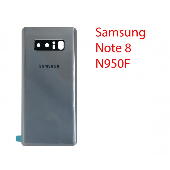 Задняя крышка (стекло) для Samsung Galaxy Note 8 (SM-N950F) в сборе серая орхидея