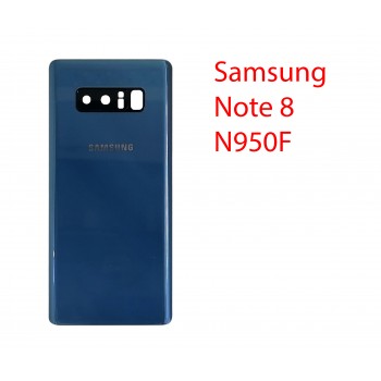 Задняя крышка (стекло) для Samsung Galaxy Note 8 (SM-N950F) в сборе синий