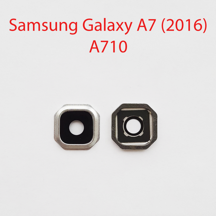 Объектив камеры в сборе для Samsung Galaxy A7 2016 A710F белый