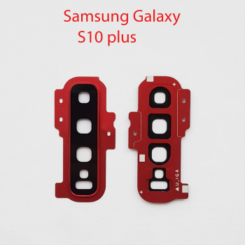 Стекло камеры в сборе для Samsung Galaxy s10 plus гранат