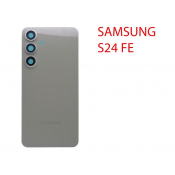 Задняя крышка (стекло) для Samsung Galaxy S24 FE SM-S721B серый