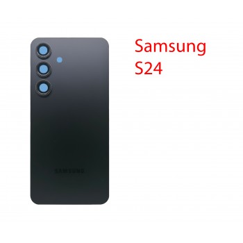 Задняя крышка (стекло) для Samsung Galaxy S24 SM-S921B в сборе черный