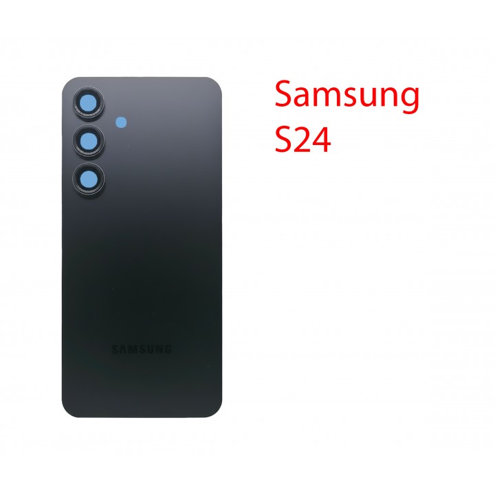 Задняя крышка (стекло) для Samsung Galaxy S24 SM-S921B в сборе черный