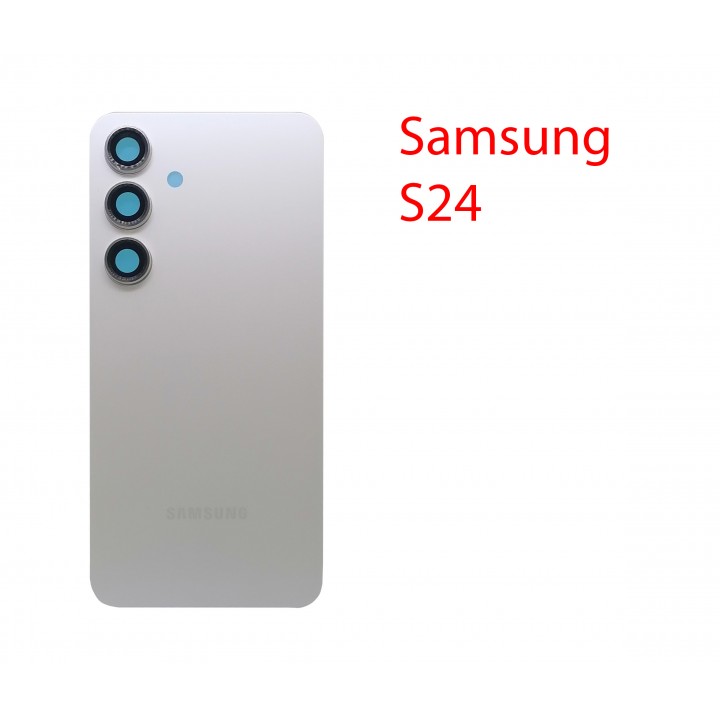 Задняя крышка (стекло) для Samsung Galaxy S24 SM-S921B в сборе серый