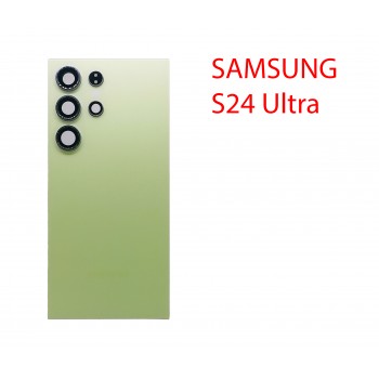 Задняя крышка (стекло) для Samsung Galaxy S24 Ultra SM-S928B зеленый